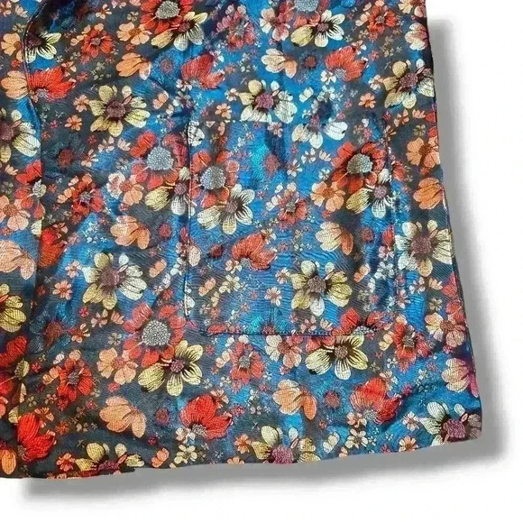 Molly Bracken Premium Green Floral Blazer Size Large #156 - Picture 5 of 7